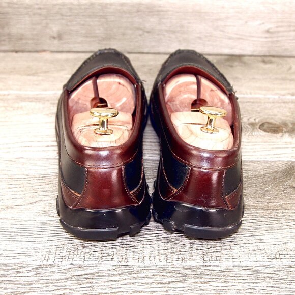 Allen Edmonds BOULDER Driving Loafer 9.5 D Black / Brown * add $15 Cedar Trees main image 12